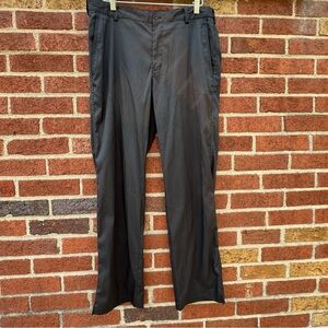 Nike Golf Dri-Fit Performance Pants Mens 32x30 M Black Flat Front Straight Leg